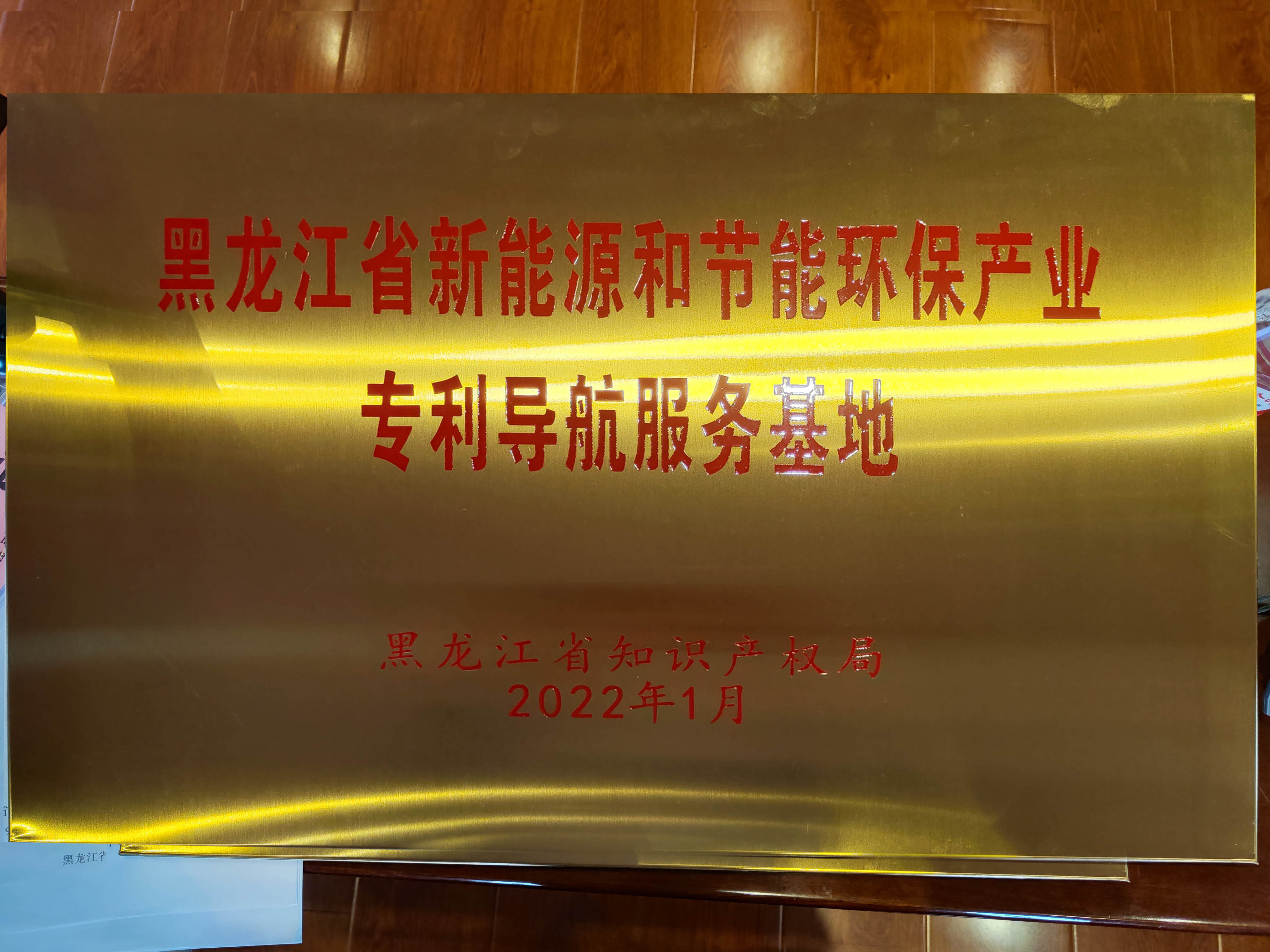 隆源黑龙江省新能源和节能环保产业专利导航服务基地授牌